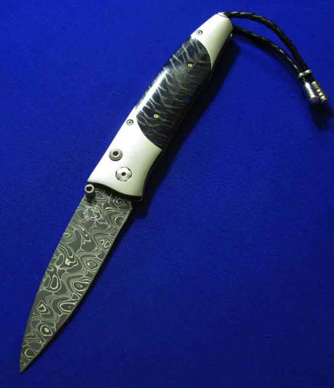 威廉亨利 大马士革 猛犸牙 限量版（全球100只）绅士折刀