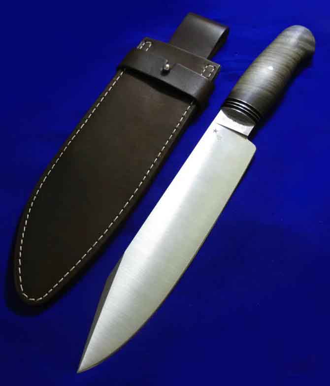 Camillus 000号原型刀。大师合作版：纪念美国ABS刀匠协会第一届世界劈砍大赛冠军刀